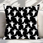 Almofada Halloween moderno, simples, preto e branco<br><div class="desc">Elevem sua decoração de Halloween com o moderno Travesseiro decorativo de Dia das Bruxas Simples, Preto e Branco. Apresentando um design preto e branco minimalista com modos fantasmas lúdicos, este travesseiro decorativo adiciona um toque sutil, mas festivo, à sua casa. Perfeito para sofás, cadeiras ou camas, seu design moderno se...</div>