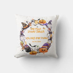 Almofada Halloween Pés Minúsculos, Chá de fraldas Doce