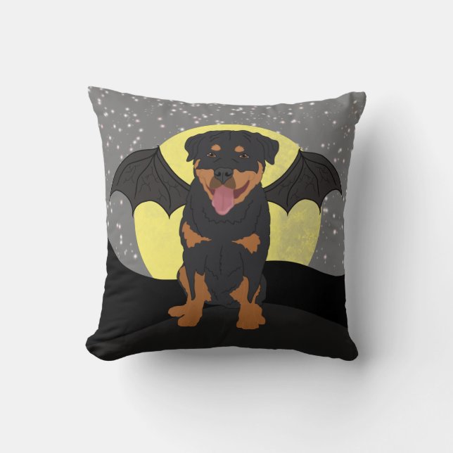 Almofada Halloween Rottweiler (Frente)