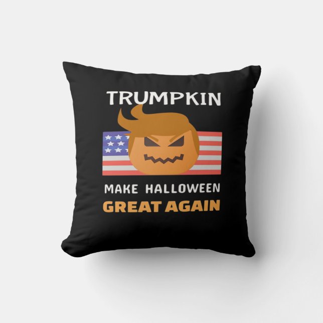 Almofada Halloween Trumpkin Classic (Frente)