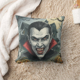 Almofada Halloween, Vampiro Sedento de Sangue, Assustador