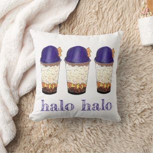 Almofada Halo-Halo (Haluhalo) Filipino Havaiano de Gelo