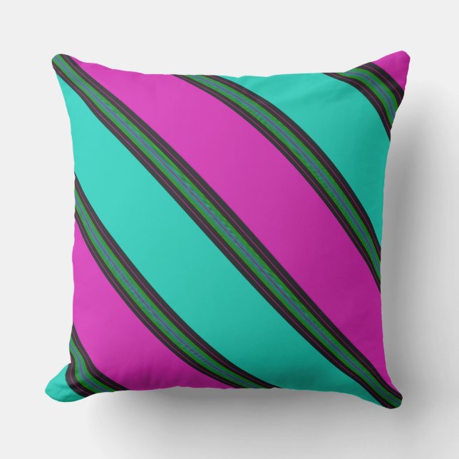 Almofada HAMbyWG - Travesseiro externo 20" rosa/preto/Gr/Tu (Frente)