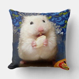 Almofada Hamster sírio macio Kokolinka que come uma sement