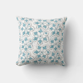 Almofada Hand-Drawn Floral Pattern