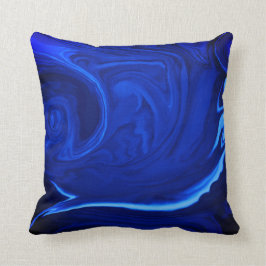 Almofada Handmade Textured fundo dos azuis cobaltos