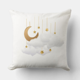 Almofada Hanging Moon & Stars Cloud Ramadan  Pillow