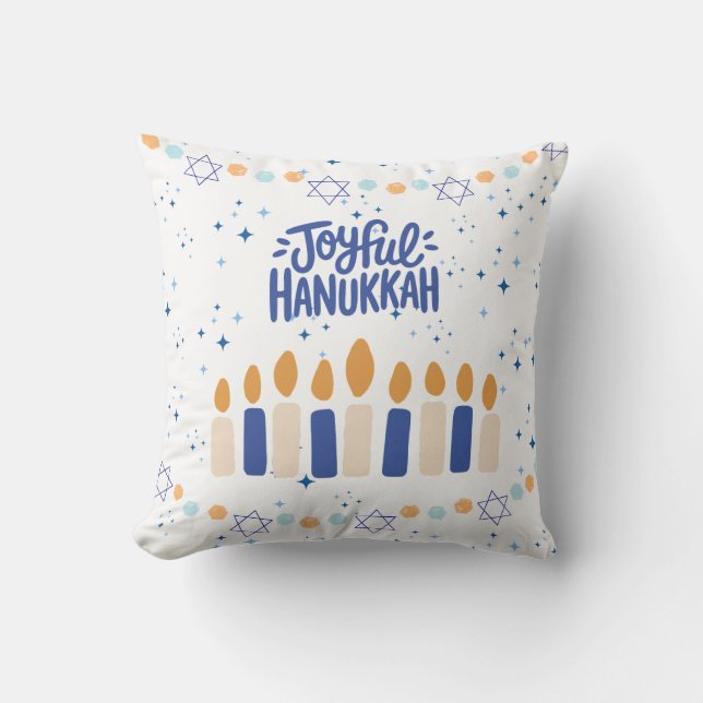 Almofada Hanukkah Alegre (Frente)