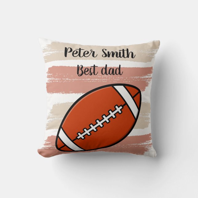 Almofada Happy american football fun day (Frente)