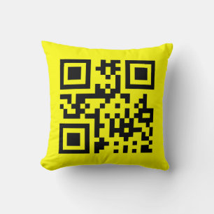 Almofada ‡ Happy Face Sorrindo Emoji — Código QR