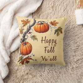Almofada Happy Fall Ya all - Pumpkin