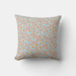 Almofada Happy Flowers Throw Pillow
