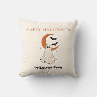 Almofada Happy Halloween / Noche de Brujas Minimalista