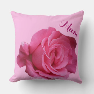 Almofada Happy Mother's day pretty pink rose floral vintage