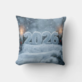 Almofada happy new year 2026 winter
