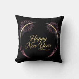 Almofada Happy New Year Fireworks Design