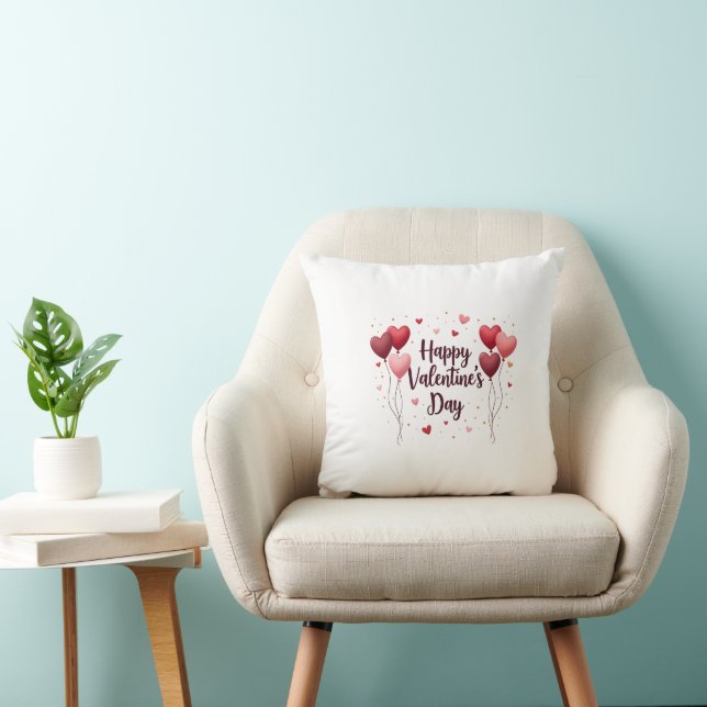 Almofada Happy Valentine’s Day Romantic Pillow (Cadeira)