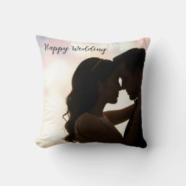Almofada happy wedding