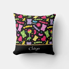 Almofada Harajuku Aesthetic Kawaii Candy Pattern