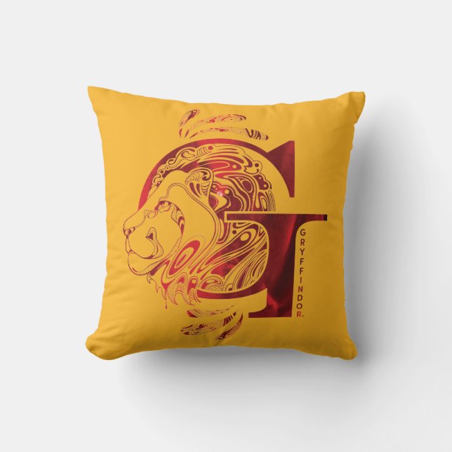 Almofada Harry Potter | Aguamenti GRYFFINDOR™ Gráfico (Frente)
