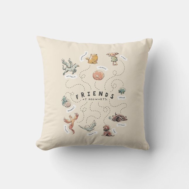 Almofada HARRY POTTER™ | Amigos de Hogwarts (Frente)