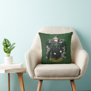 Almofada HARRY POTTER™   Anime Brasão da Casa Draco Malfoy
