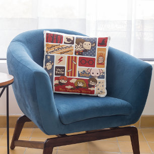 Almofada Harry Potter Cartoon Scenes Pattern