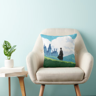 Almofada HARRY POTTER™ com vista para o Castelo de HOGWARTS