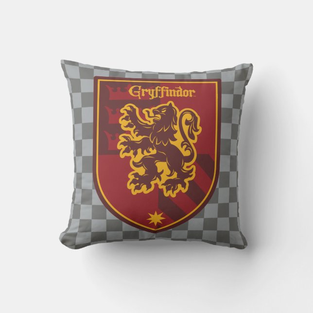 Almofada Harry Potter | Gryffindor House Pride Crest (Frente)
