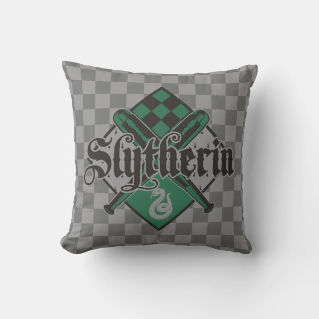 Almofada Harry Potter | Slytherin QUIDDITCH™ Crest (Frente)