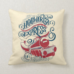 Almofada Harry Potter   Tipografia do Hogwarts Express