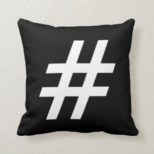 Almofada Hashtag