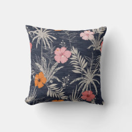 Almofada Hawaii flowers summer tropical trendy floral