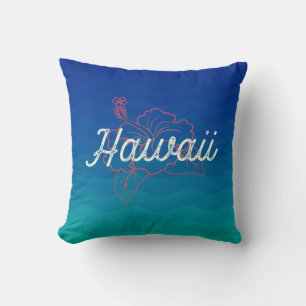 Almofada Hawaii Hibiscus - Impressão de Gráfico em Descanso