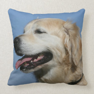 Almofada Headshot 4 do golden retriever