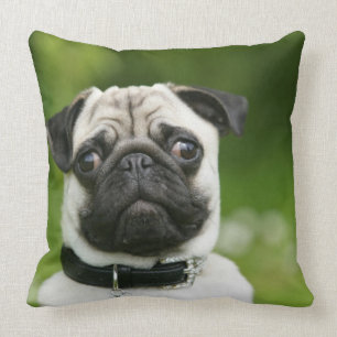 Almofada Headshot do Pug