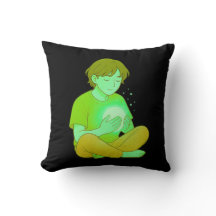 Healing Myself Slowly • Aesthetic Throw Pillow