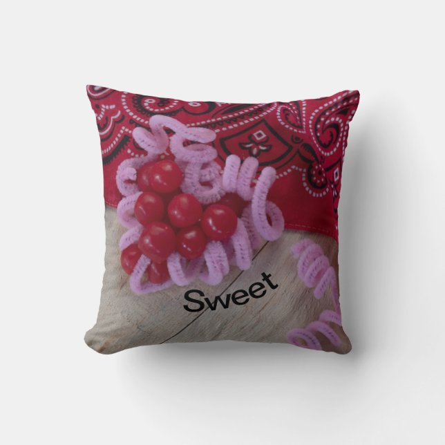 Almofada Hearts & Bandana no doce doce doce doce doce doce  (Frente)