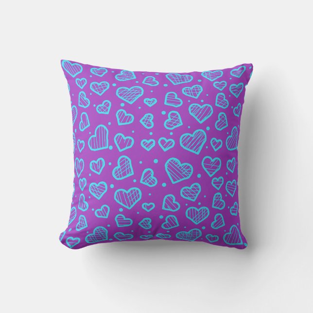 Almofada Hearts Pattern - Valentine's Day Inspired (Frente)