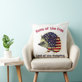 Almofada Hedgehog Flag América