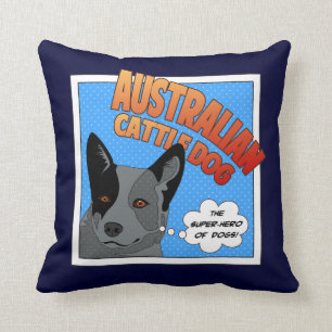 Almofada Heeler azul