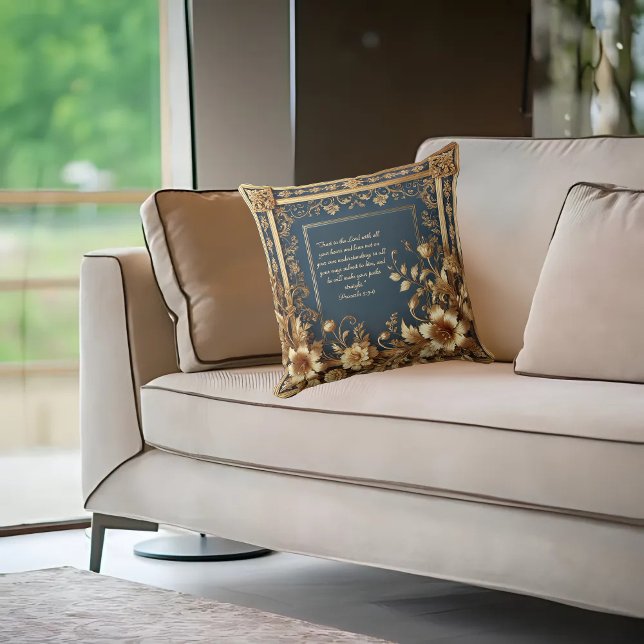 Almofada - Heirloom Grace Bíblia Verse (Criador carregado)