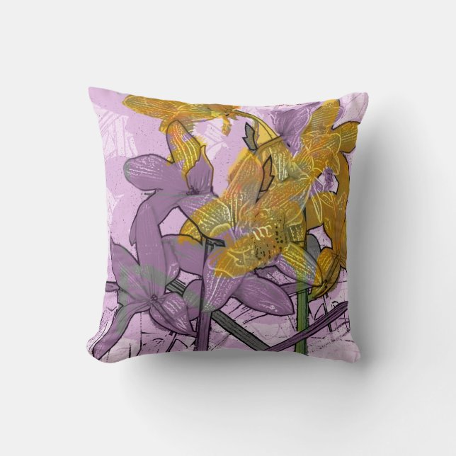 Almofada Hemerocallis (Frente)