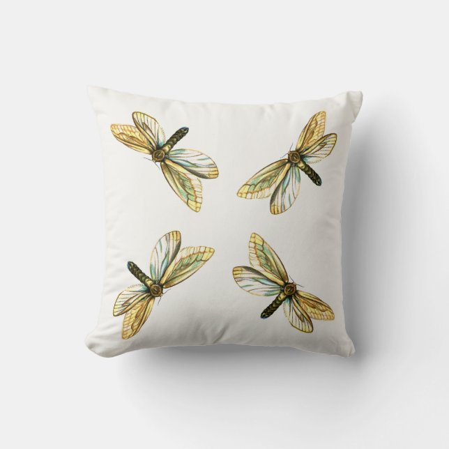 Almofada Hepialus humuli - Ghost Moth ou Ghost Swift (Frente)