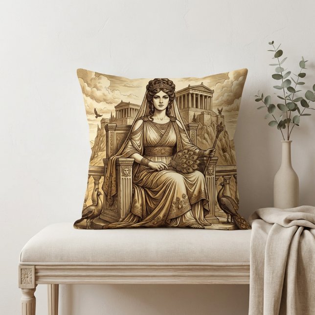 Almofada Hera Greek Goddess (Criador carregado)