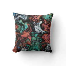 Hero Collision Throw Pillow