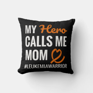 Almofada Hero Me Chama Mãe Leucemia Guerreira Leucemia Awar
