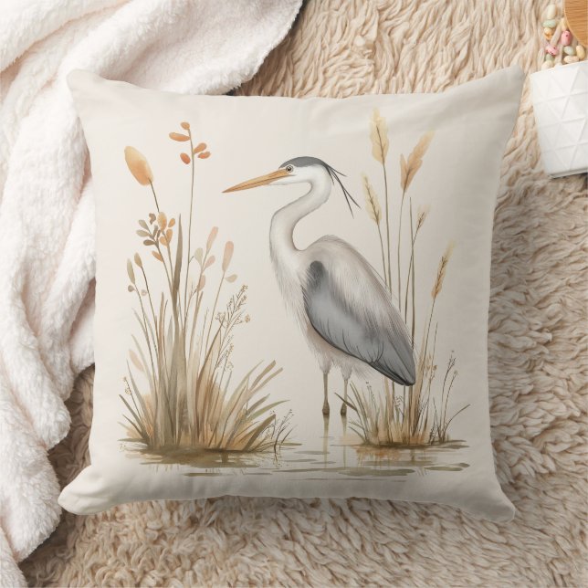 Almofada Heron e Rushes Beige (Cobertor)