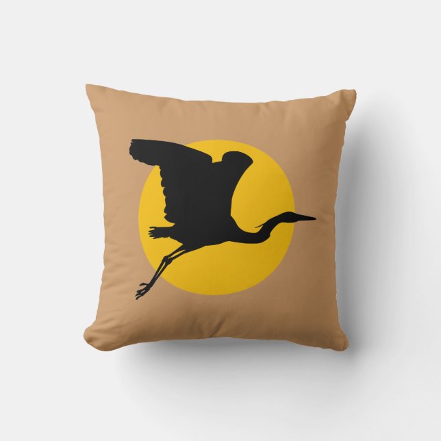 Almofada Heron em voo (Frente)