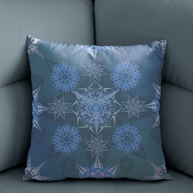 Almofada Hexa triângulo yantra pétalas inscrição (Criador carregado)